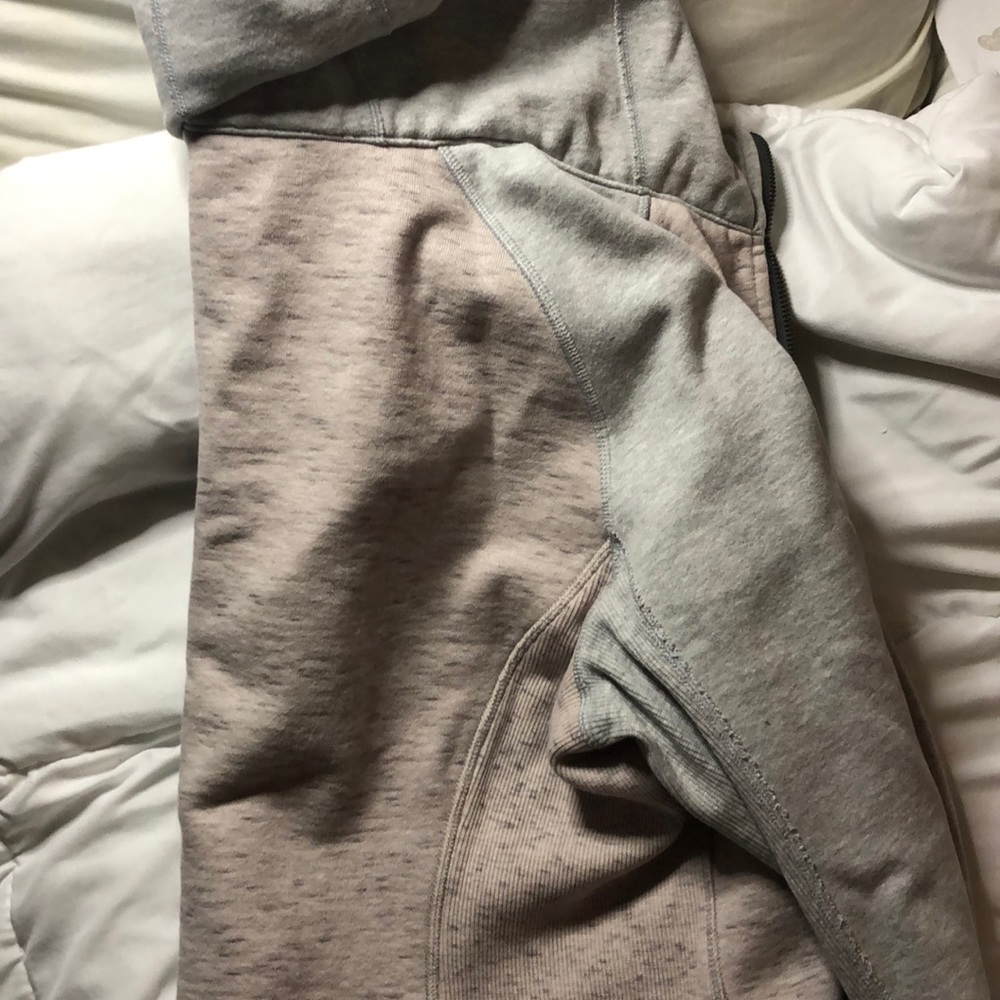 Heather grey hooded sweater